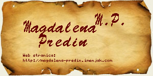 Magdalena Predin vizit kartica